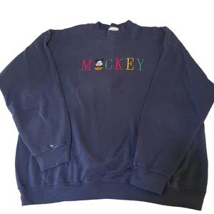 Vintage Mickey Mouse Crewneck Sweatshirt